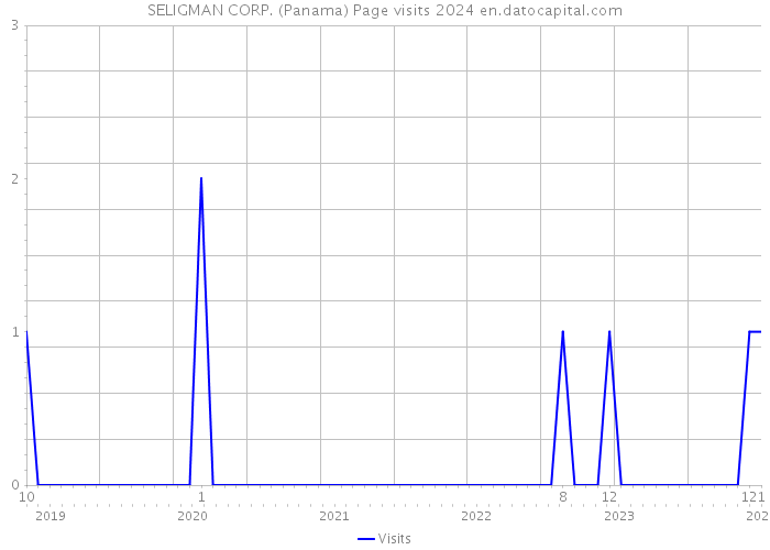 SELIGMAN CORP. (Panama) Page visits 2024 