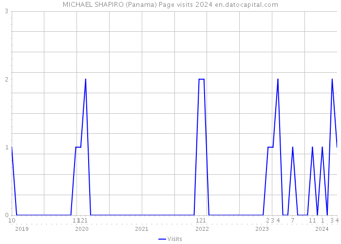 MICHAEL SHAPIRO (Panama) Page visits 2024 