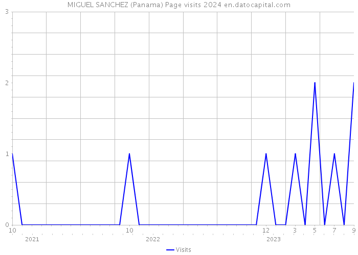 MIGUEL SANCHEZ (Panama) Page visits 2024 
