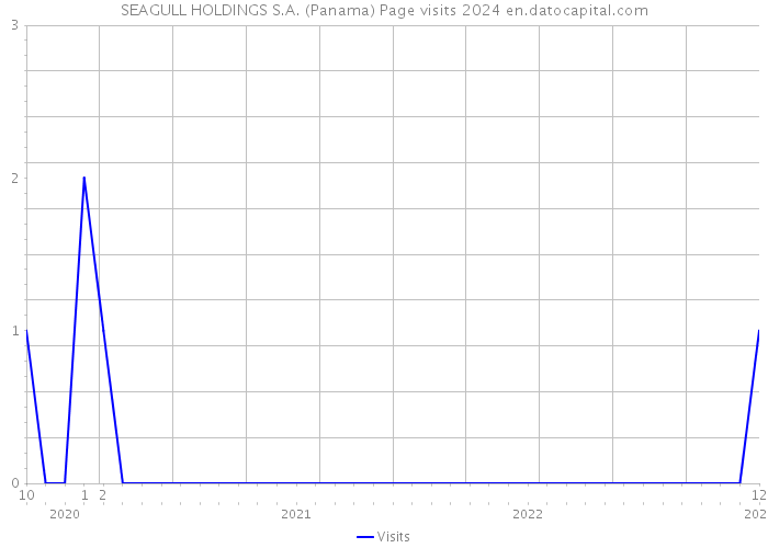 SEAGULL HOLDINGS S.A. (Panama) Page visits 2024 