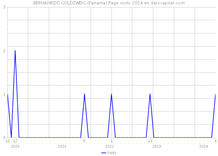 BERNANRDO GOLDZWEIG (Panama) Page visits 2024 