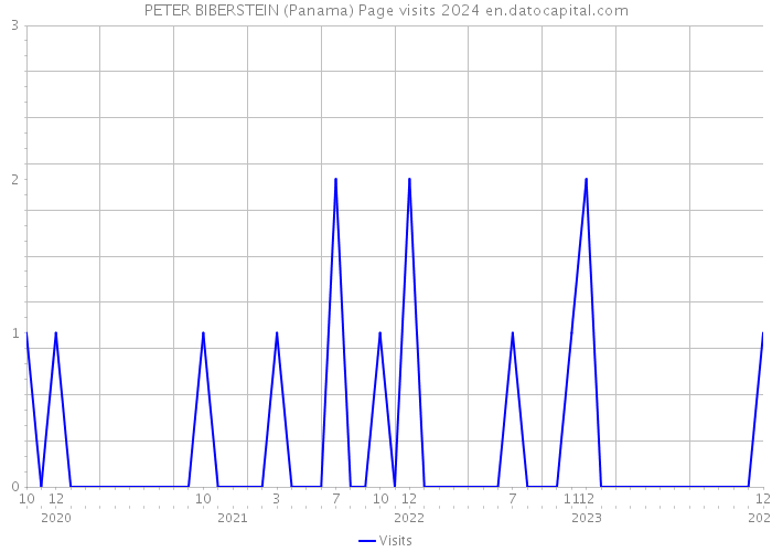 PETER BIBERSTEIN (Panama) Page visits 2024 