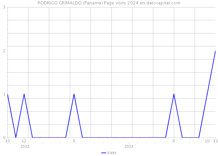 RODRIGO GRIMALDO (Panama) Page visits 2024 