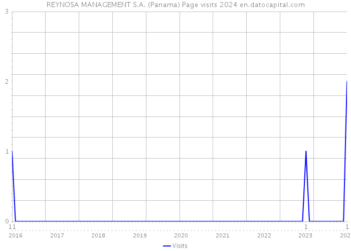 REYNOSA MANAGEMENT S.A. (Panama) Page visits 2024 