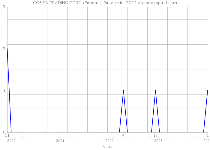 COFISA TRADING CORP. (Panama) Page visits 2024 