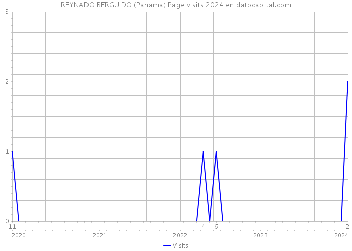 REYNADO BERGUIDO (Panama) Page visits 2024 