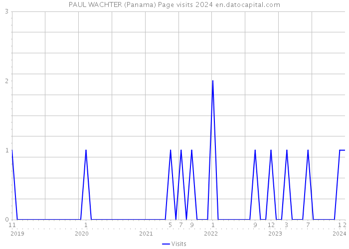 PAUL WACHTER (Panama) Page visits 2024 