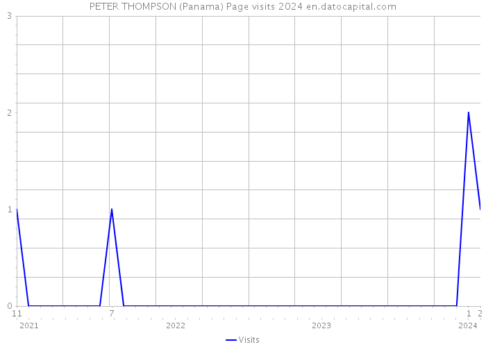 PETER THOMPSON (Panama) Page visits 2024 