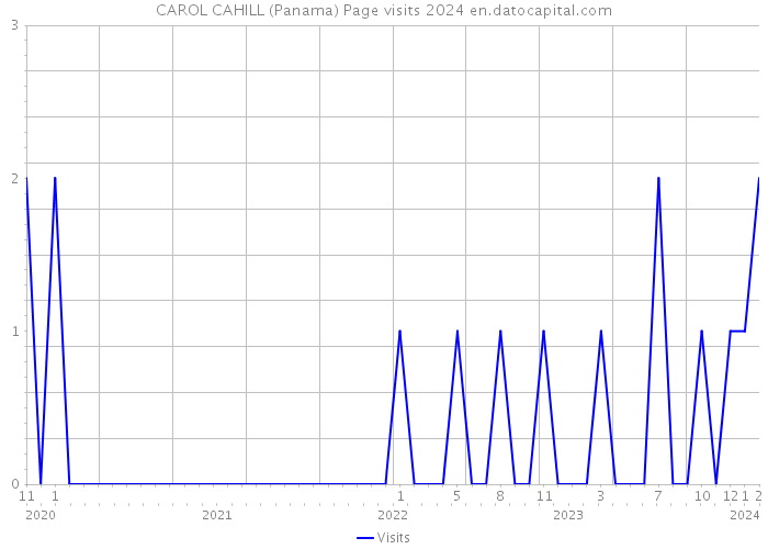 CAROL CAHILL (Panama) Page visits 2024 