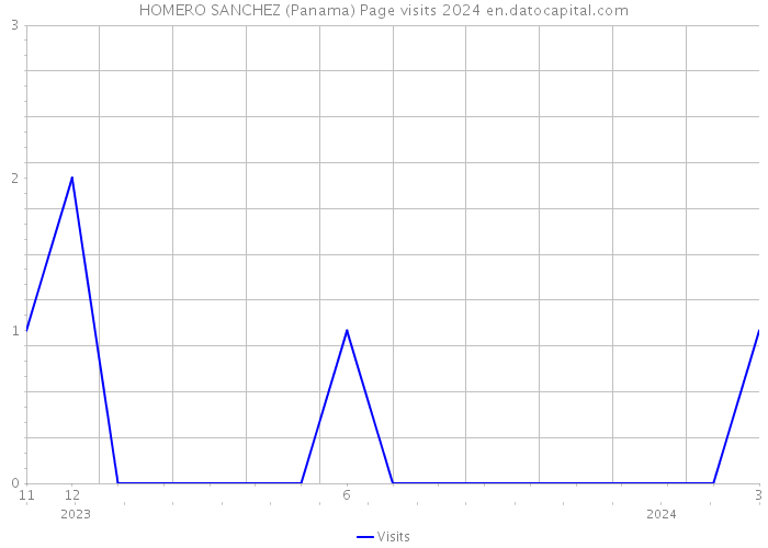 HOMERO SANCHEZ (Panama) Page visits 2024 