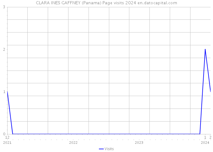 CLARA INES GAFFNEY (Panama) Page visits 2024 