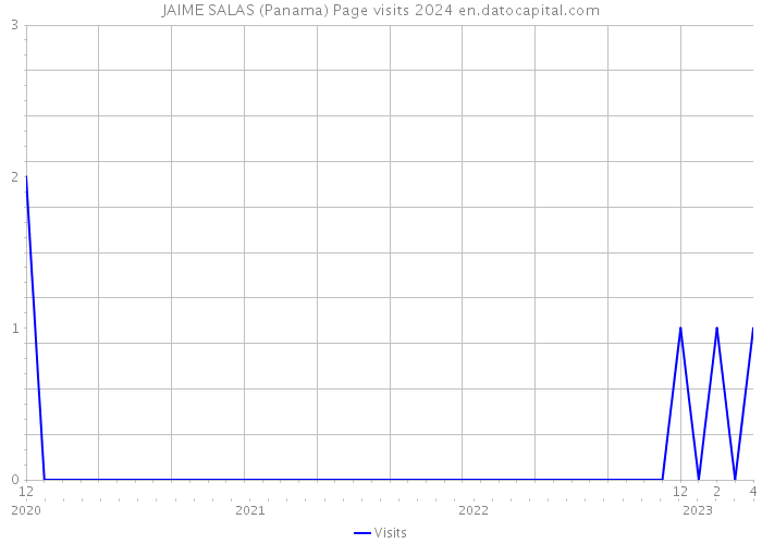 JAIME SALAS (Panama) Page visits 2024 