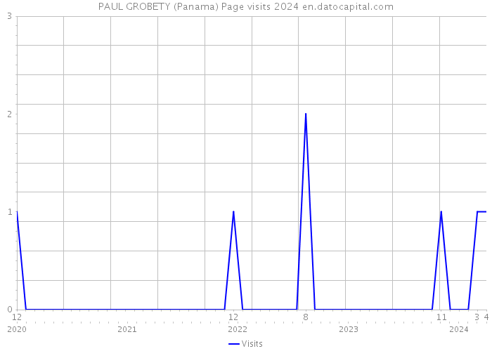 PAUL GROBETY (Panama) Page visits 2024 