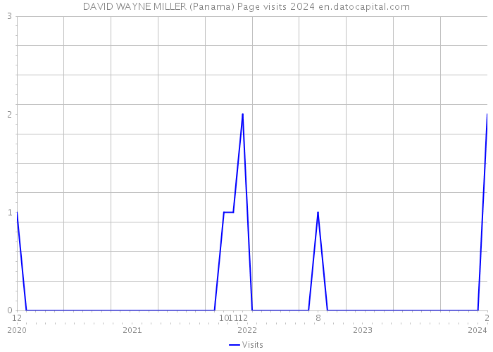 DAVID WAYNE MILLER (Panama) Page visits 2024 