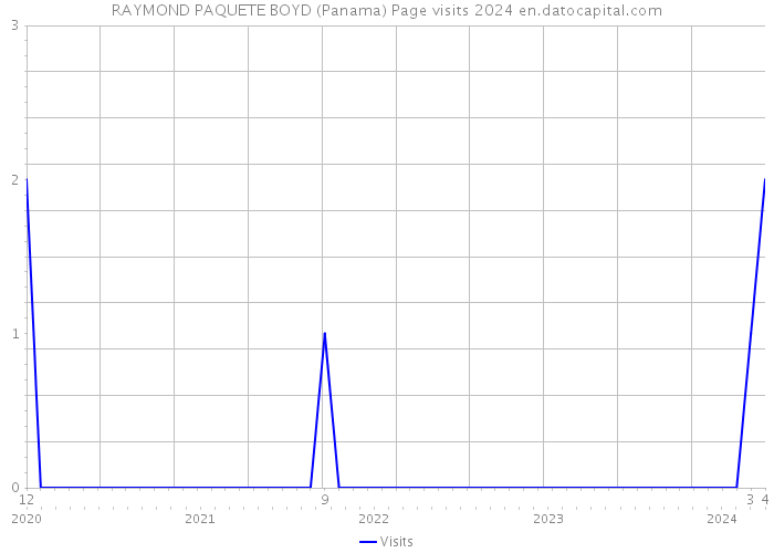 RAYMOND PAQUETE BOYD (Panama) Page visits 2024 