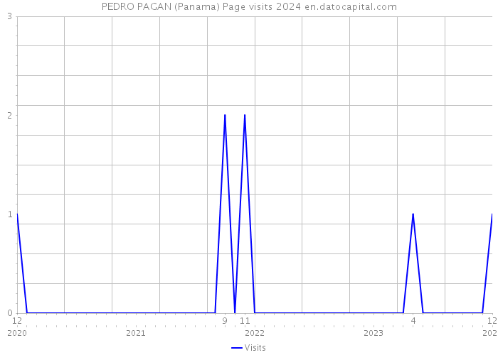 PEDRO PAGAN (Panama) Page visits 2024 