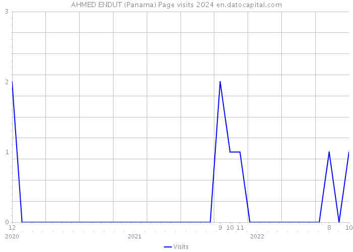 AHMED ENDUT (Panama) Page visits 2024 