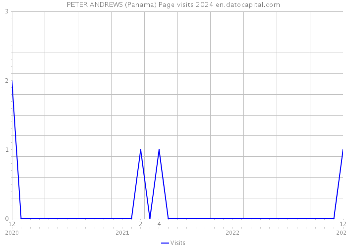 PETER ANDREWS (Panama) Page visits 2024 