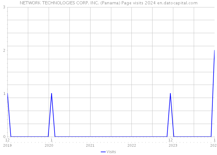 NETWORK TECHNOLOGIES CORP. INC. (Panama) Page visits 2024 