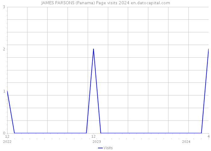 JAMES PARSONS (Panama) Page visits 2024 