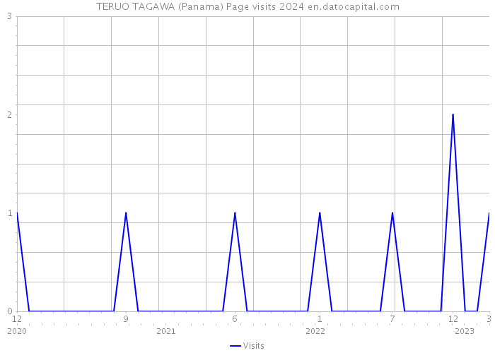 TERUO TAGAWA (Panama) Page visits 2024 