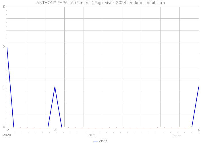 ANTHONY PAPALIA (Panama) Page visits 2024 