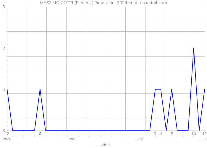 MASSIMO GOTTI (Panama) Page visits 2024 