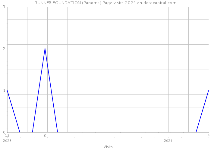 RUNNER FOUNDATION (Panama) Page visits 2024 