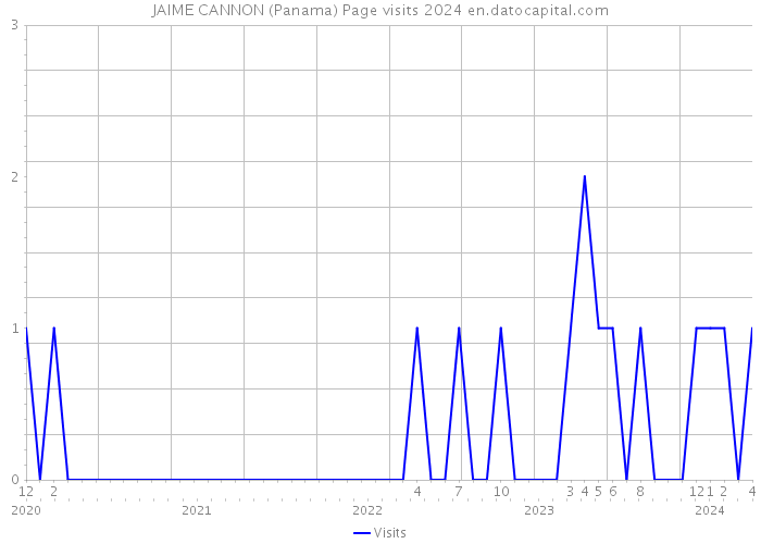 JAIME CANNON (Panama) Page visits 2024 