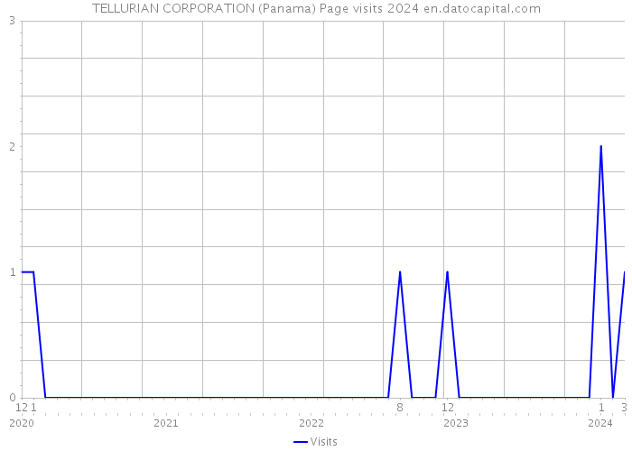 TELLURIAN CORPORATION (Panama) Page visits 2024 