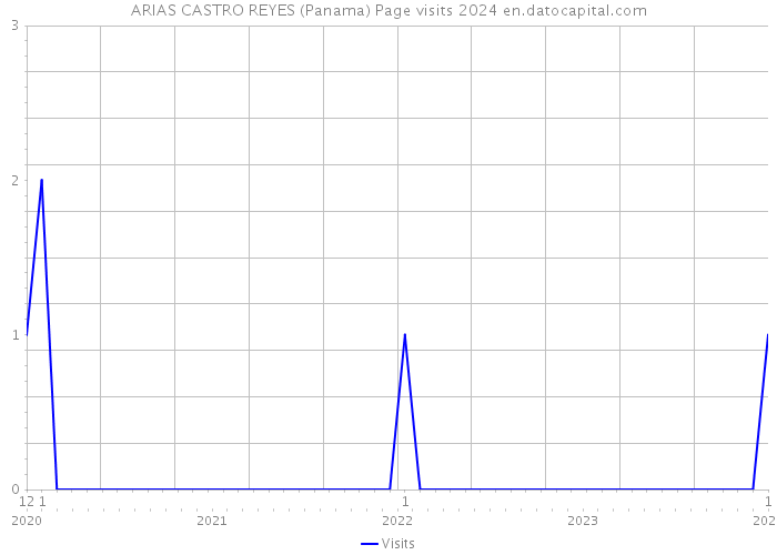 ARIAS CASTRO REYES (Panama) Page visits 2024 