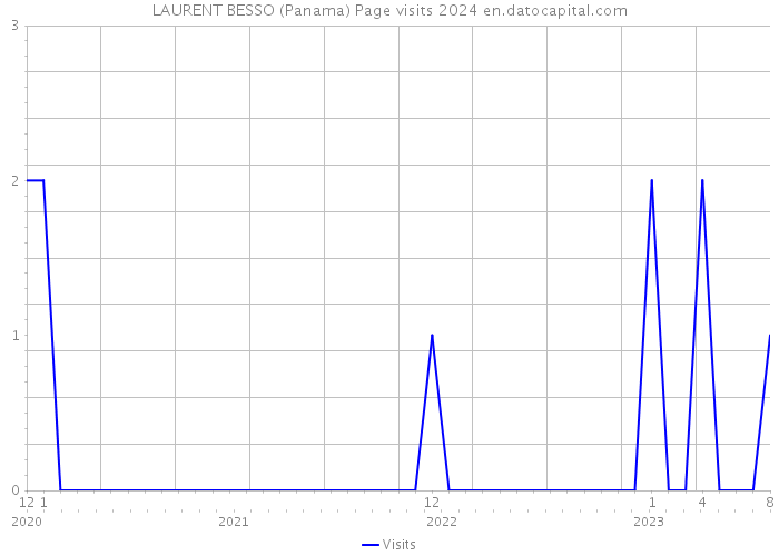 LAURENT BESSO (Panama) Page visits 2024 