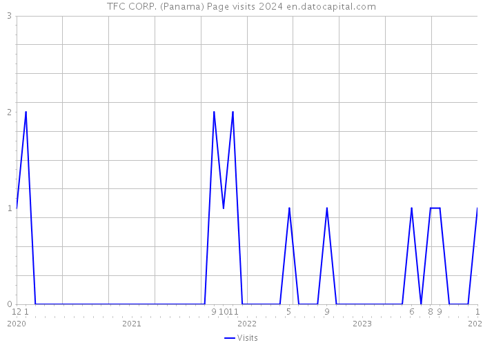 TFC CORP. (Panama) Page visits 2024 