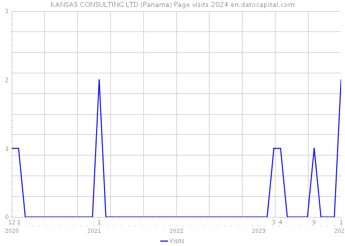 KANSAS CONSULTING LTD (Panama) Page visits 2024 