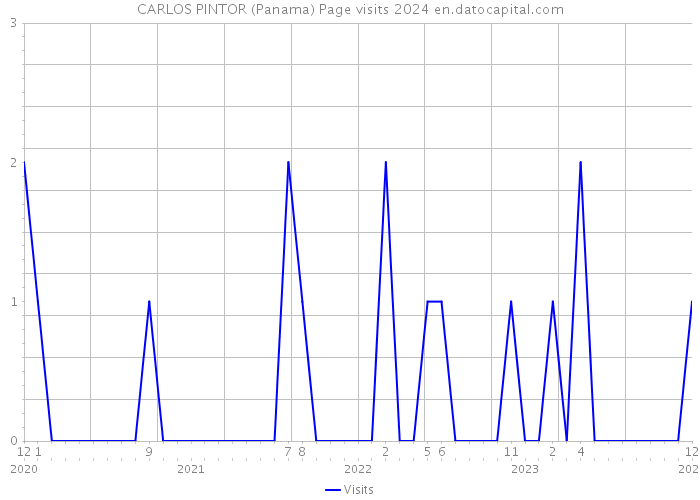 CARLOS PINTOR (Panama) Page visits 2024 