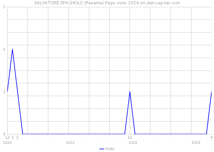 SALVATORE SPAGNOLO (Panama) Page visits 2024 