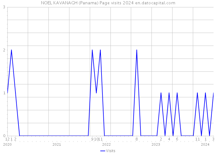 NOEL KAVANAGH (Panama) Page visits 2024 