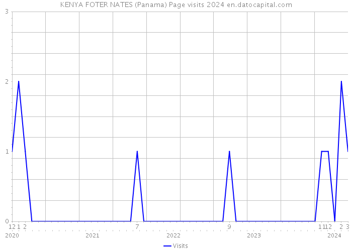 KENYA FOTER NATES (Panama) Page visits 2024 