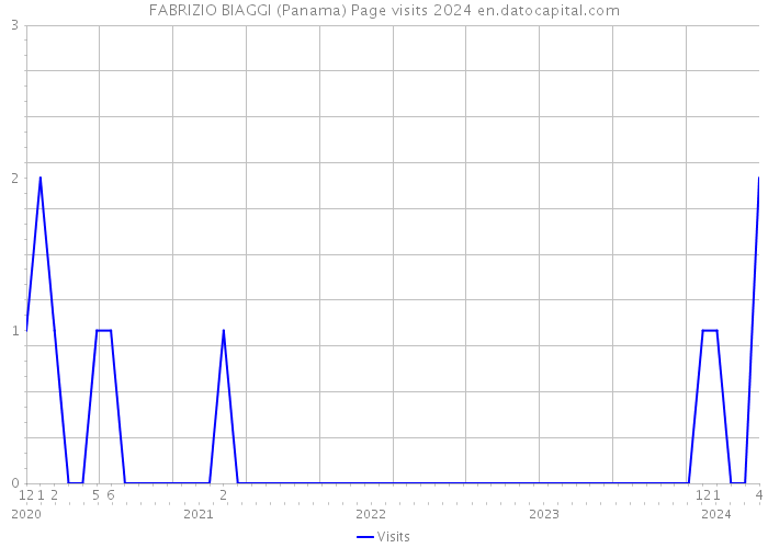 FABRIZIO BIAGGI (Panama) Page visits 2024 