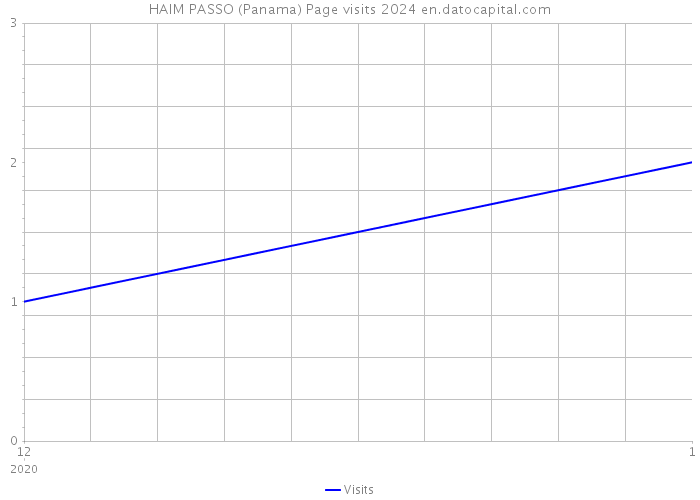 HAIM PASSO (Panama) Page visits 2024 