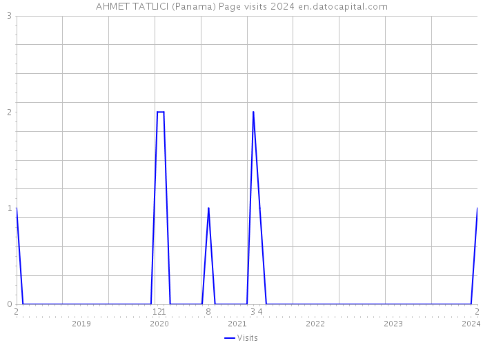 AHMET TATLICI (Panama) Page visits 2024 