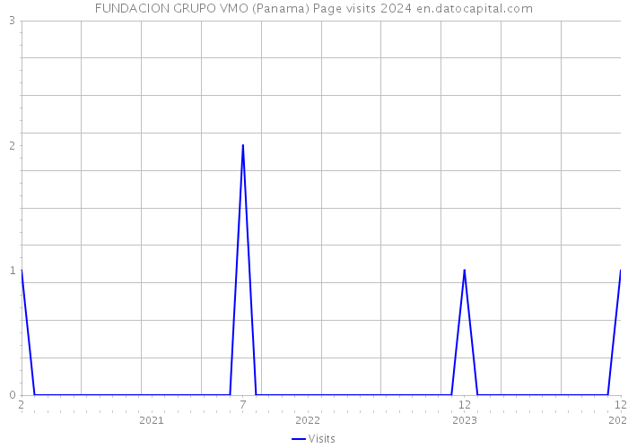 FUNDACION GRUPO VMO (Panama) Page visits 2024 
