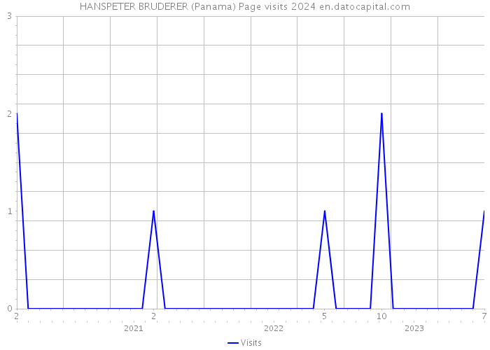 HANSPETER BRUDERER (Panama) Page visits 2024 