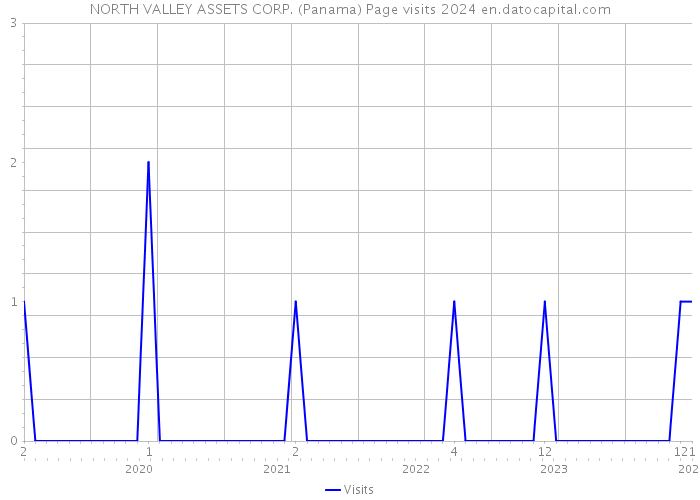 NORTH VALLEY ASSETS CORP. (Panama) Page visits 2024 