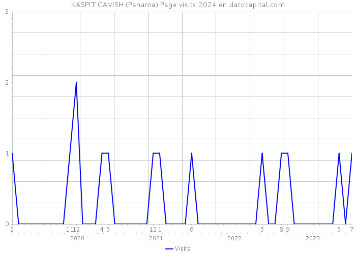 KASPIT GAVISH (Panama) Page visits 2024 