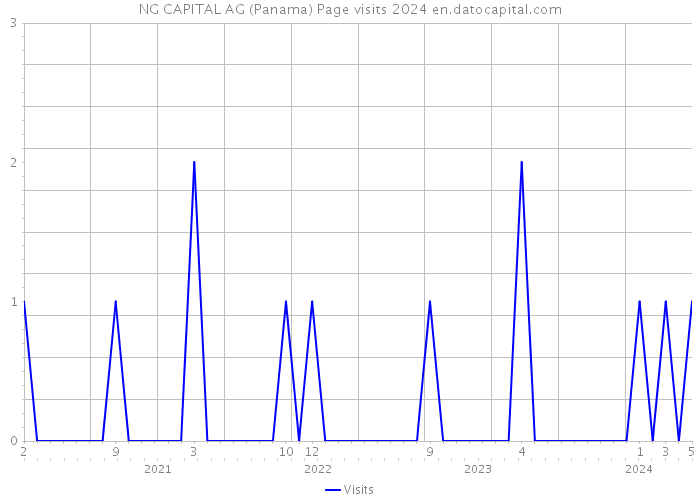 NG CAPITAL AG (Panama) Page visits 2024 