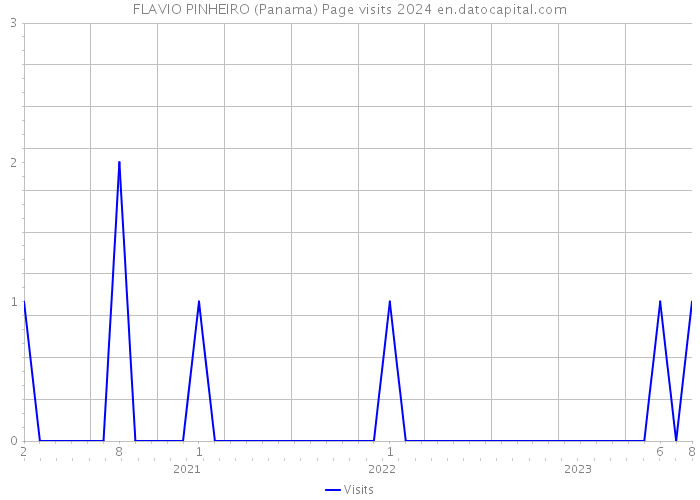 FLAVIO PINHEIRO (Panama) Page visits 2024 