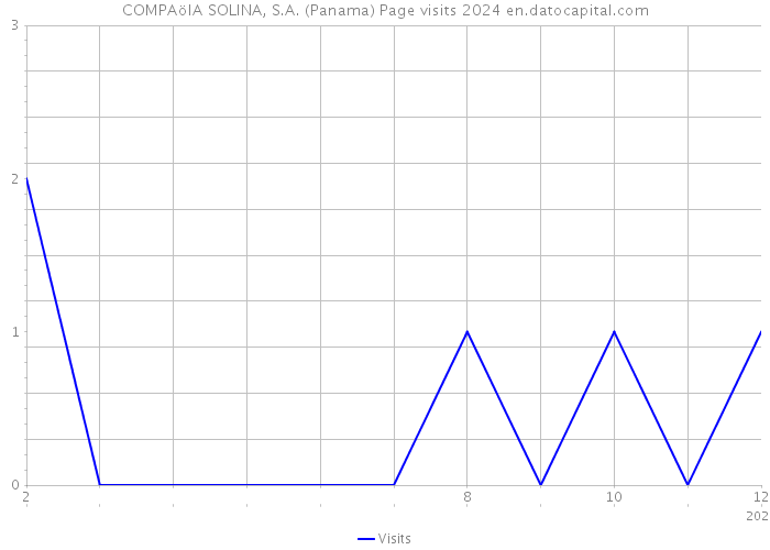 COMPAöIA SOLINA, S.A. (Panama) Page visits 2024 