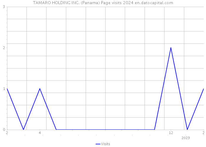TAMARO HOLDING INC. (Panama) Page visits 2024 