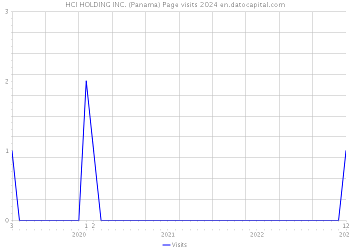HCI HOLDING INC. (Panama) Page visits 2024 